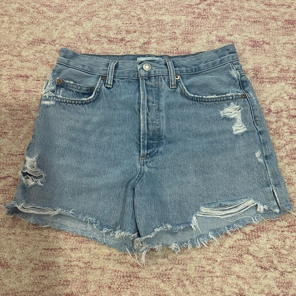 AGOLDE Dee Women’s Denim Cut-Off  Jean Shorts 27